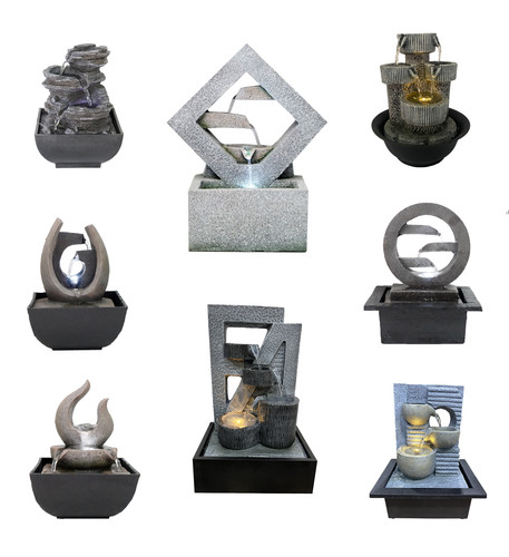 Indoor led stone water feature - led,