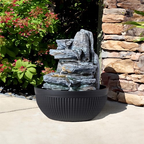 Cascading bowls water feature - cascading,